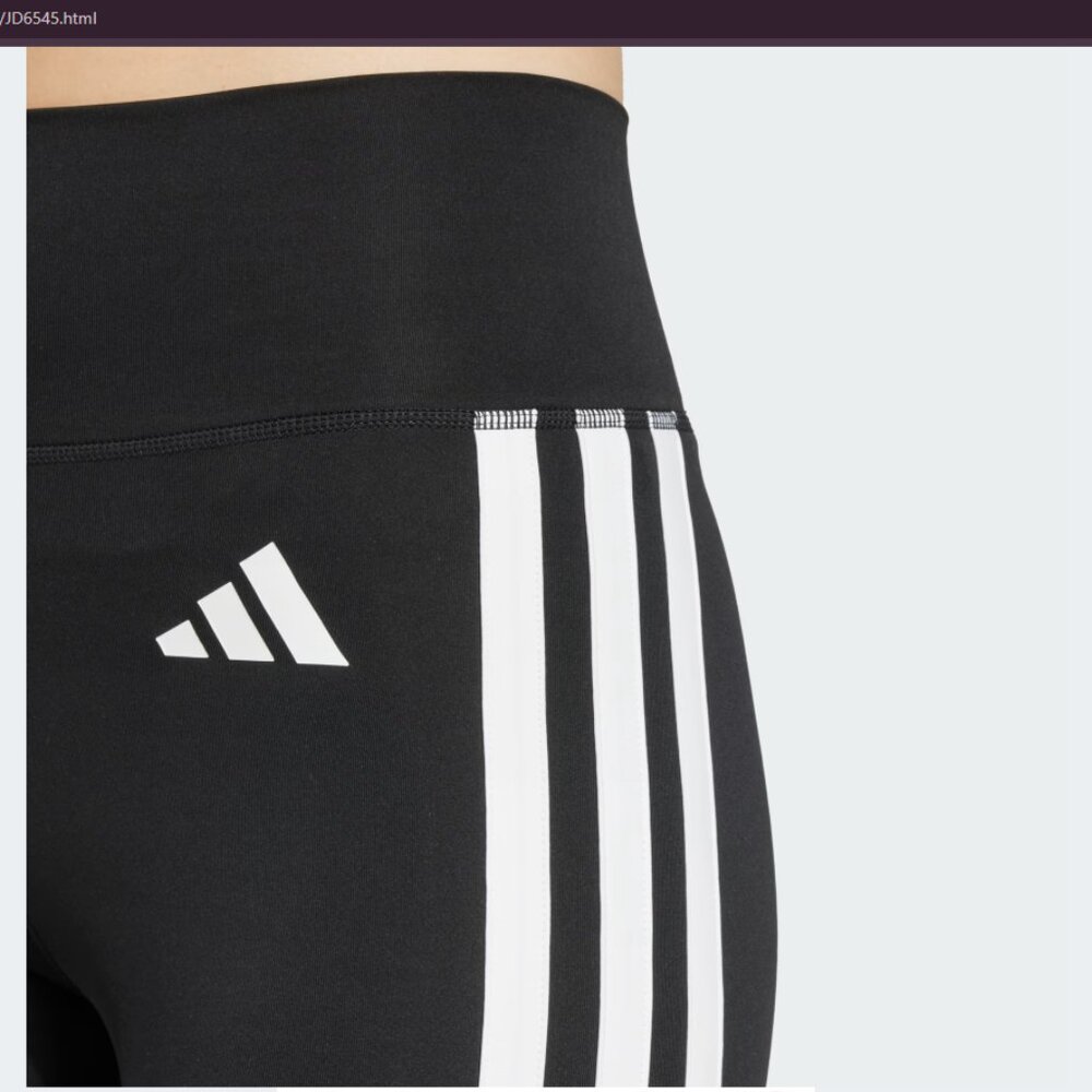 Optime Essentials 3-Stripes 7/8 Leggings - Picture 5 of 6